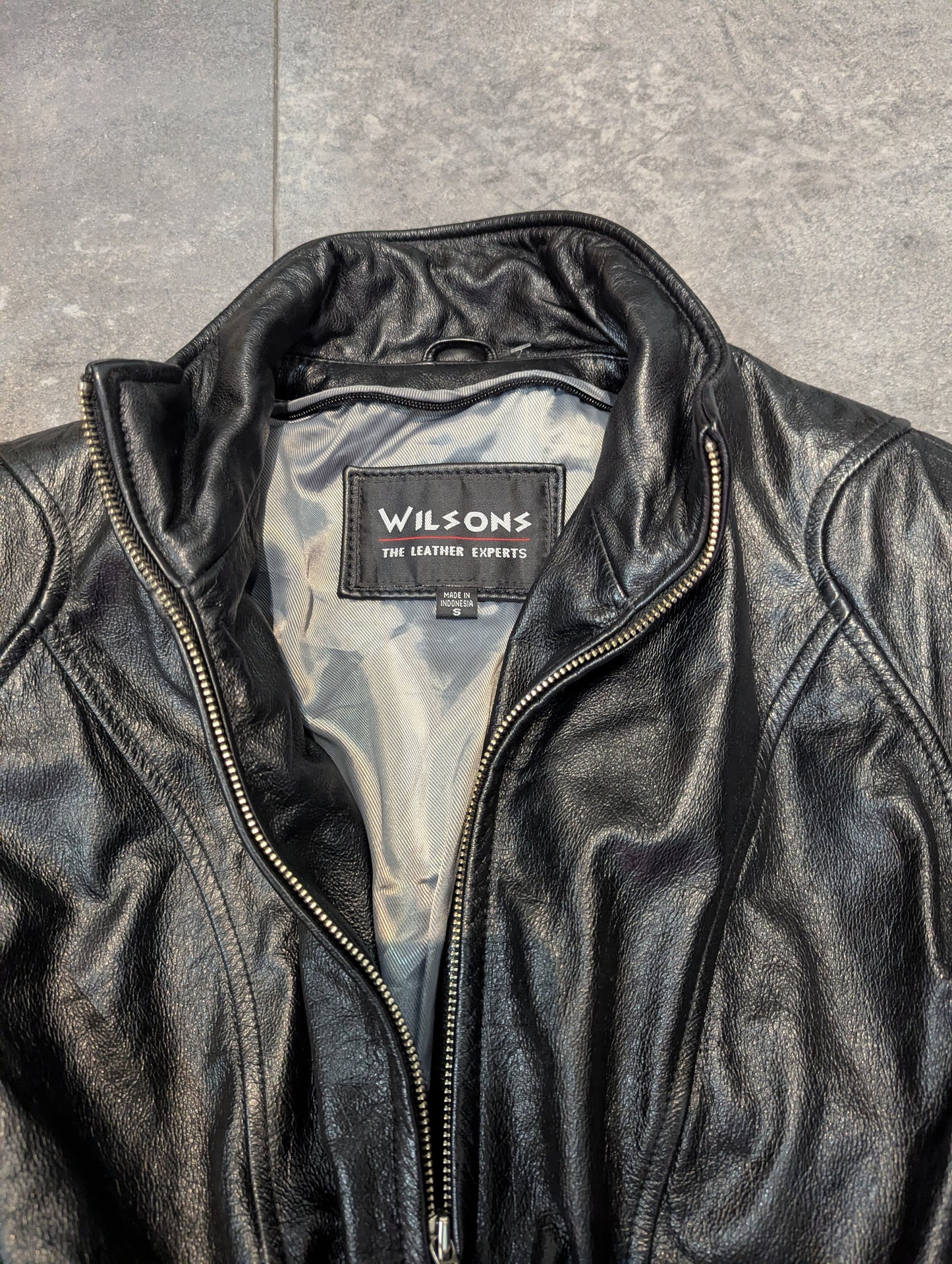 Wilson Brand Leather Coat
