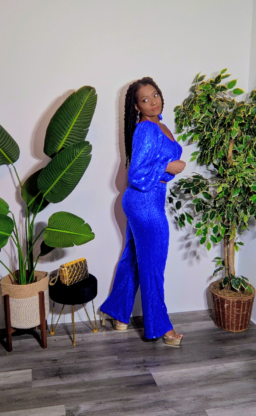 Bella Sequin 2pc Pant-Set