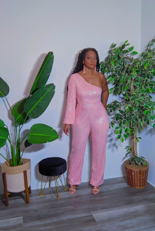 One Arm Seq Jumper Rose Gold