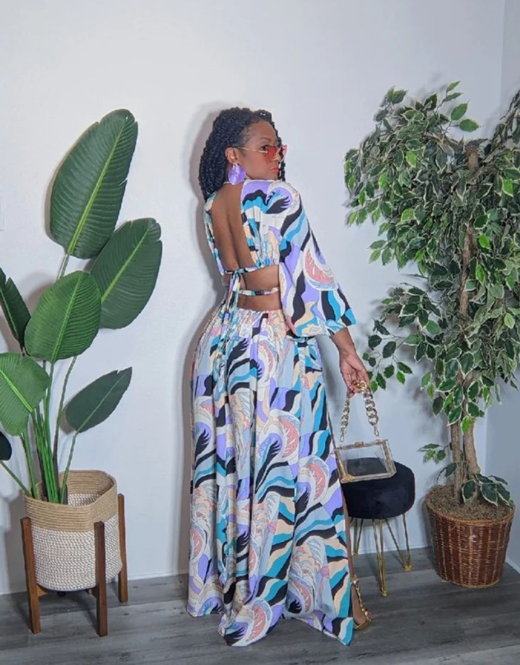 Gracie Front Ring Maxi Dress