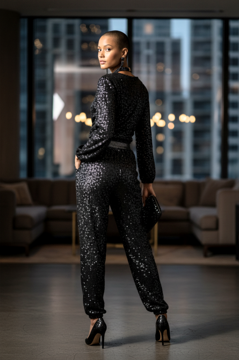 Danika 2pc sequin set