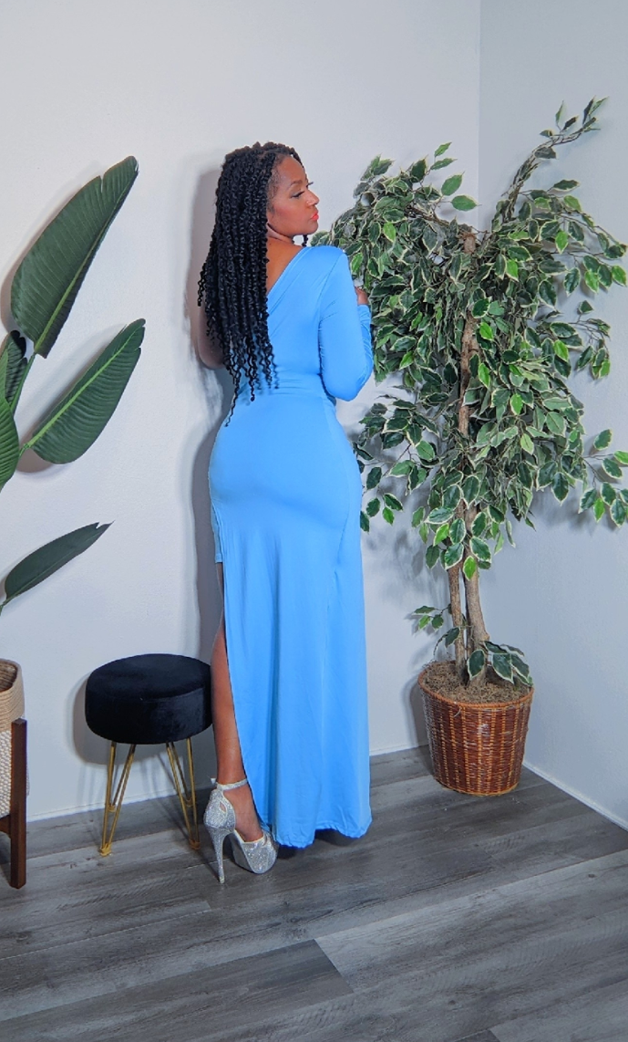 Paige Jewell Shoulder Bust Dress