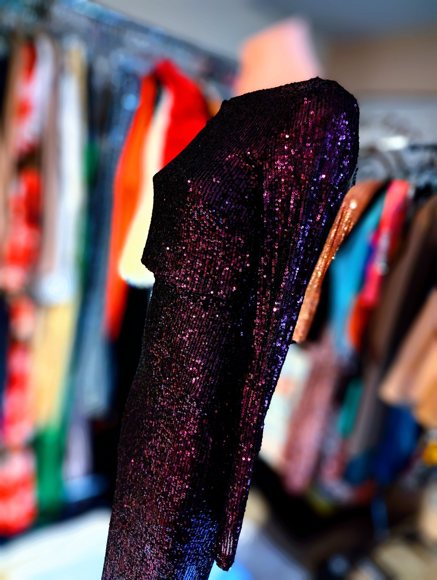Taylor 2pc Sequin Crop Top and Skirt Set
