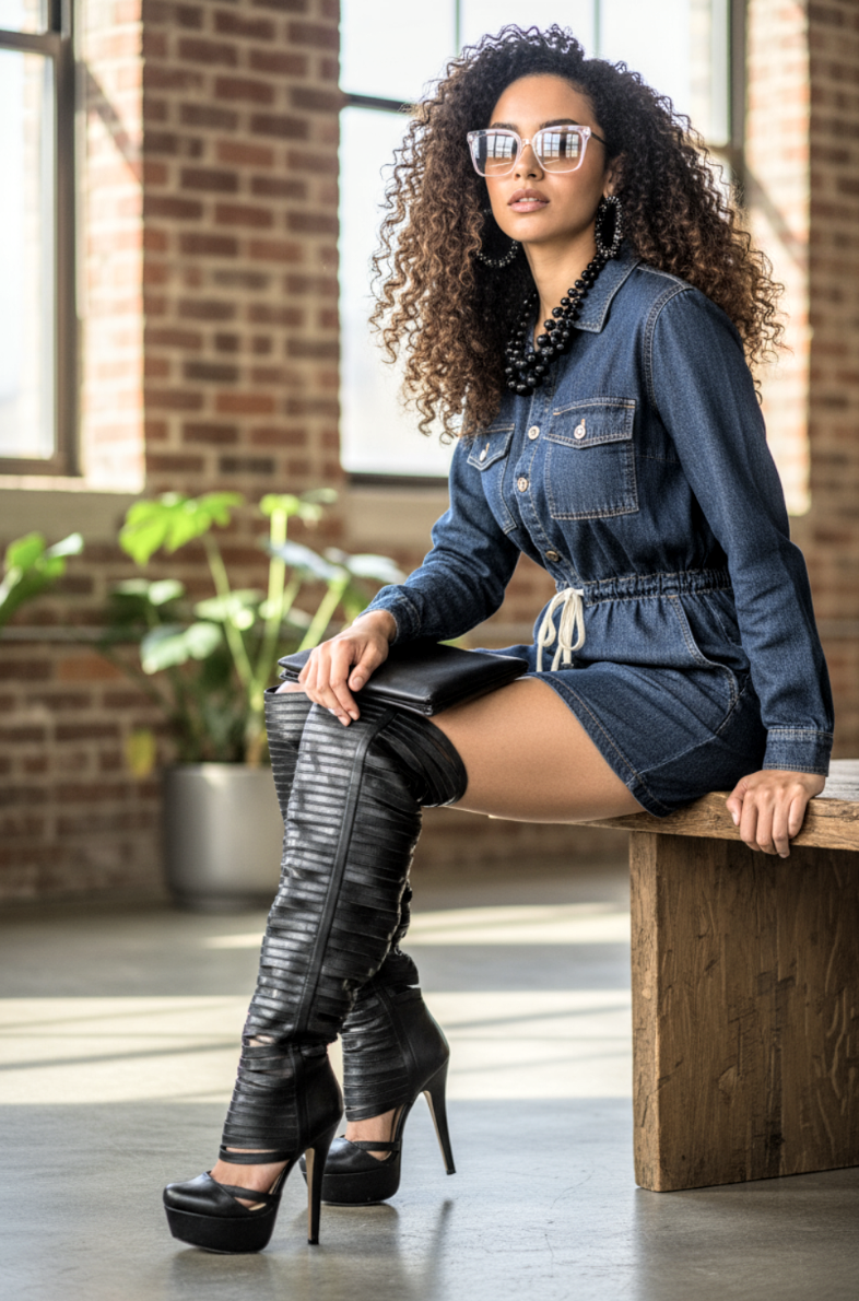 Sally Platform Leather Boot ZIGGY BRAND