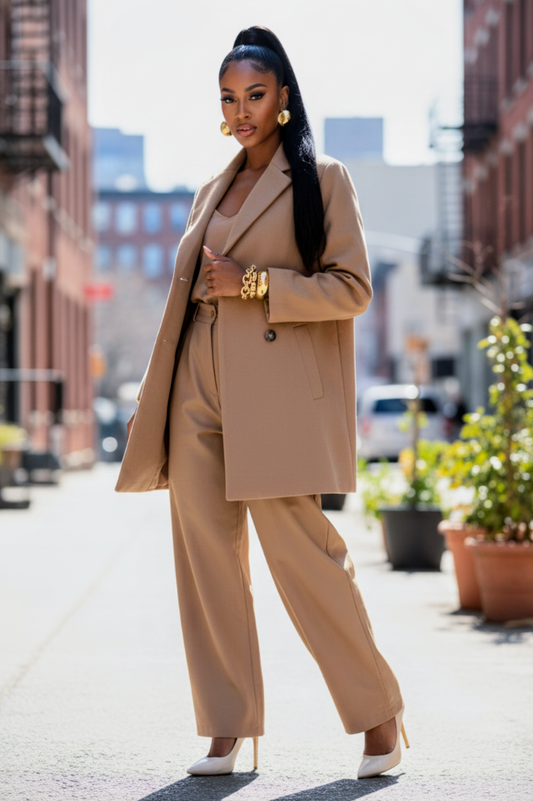 Lesley Wool Peacoat S-L