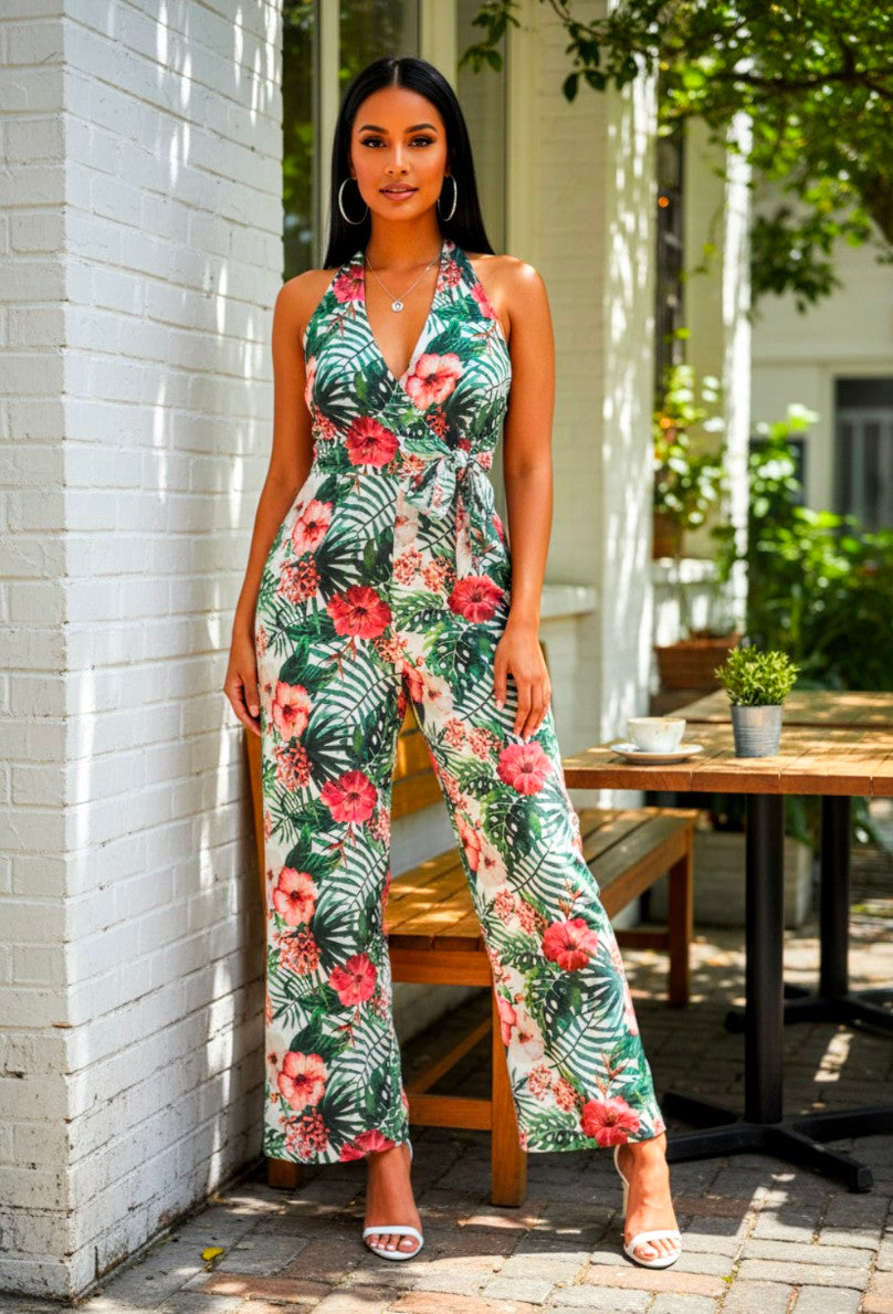 Floral Side Tie Jumper Size M