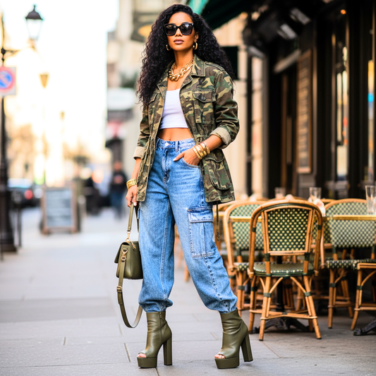 Camo Pull String Jacket